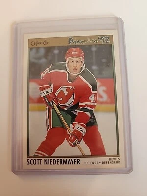 1991-92 OPC Premier Scott Niedermayer rookie #35 - Image 1 of 2