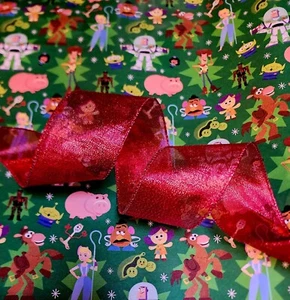 Toy Story Gift Wrap Set, Paper And Ribbon, see description. Wrapping Paper  - Picture 1 of 2