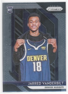 JARRED VANDERBILT 2018-19 PANINI PRIZM ROOKIE #42 RC QTY
