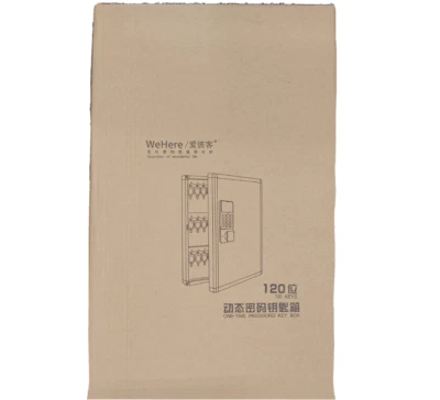 WeHere Smart Key Lock Box with APP Key Cabinet Wall Mount w Bluetooth, 120 Keys