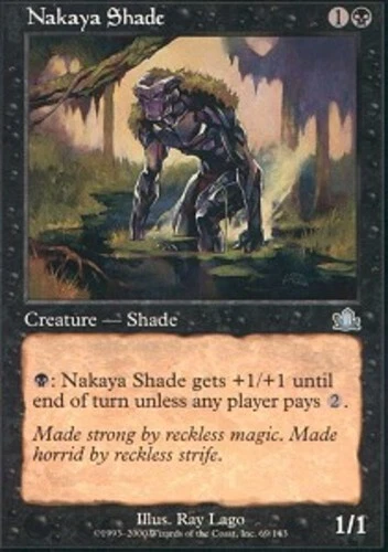 Nakaya Shade - Foil ~ Lightly Played Prophecy MTG Magic UltimateMTG Black Card - Image 1 of 1