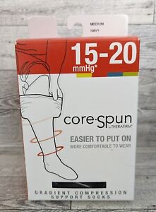 Core-Spun By Therafirm Compression Support Socks Navy Size Medium 15-20 mmHg NEW