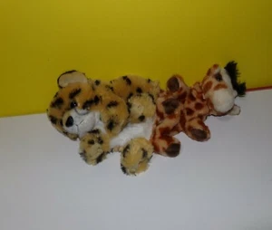 Wild Republic Switch A Rooz Plüschtier 8 Zoll Giraffe Gepard 2-seitig Wendeplüsch - Bild 1 von 3