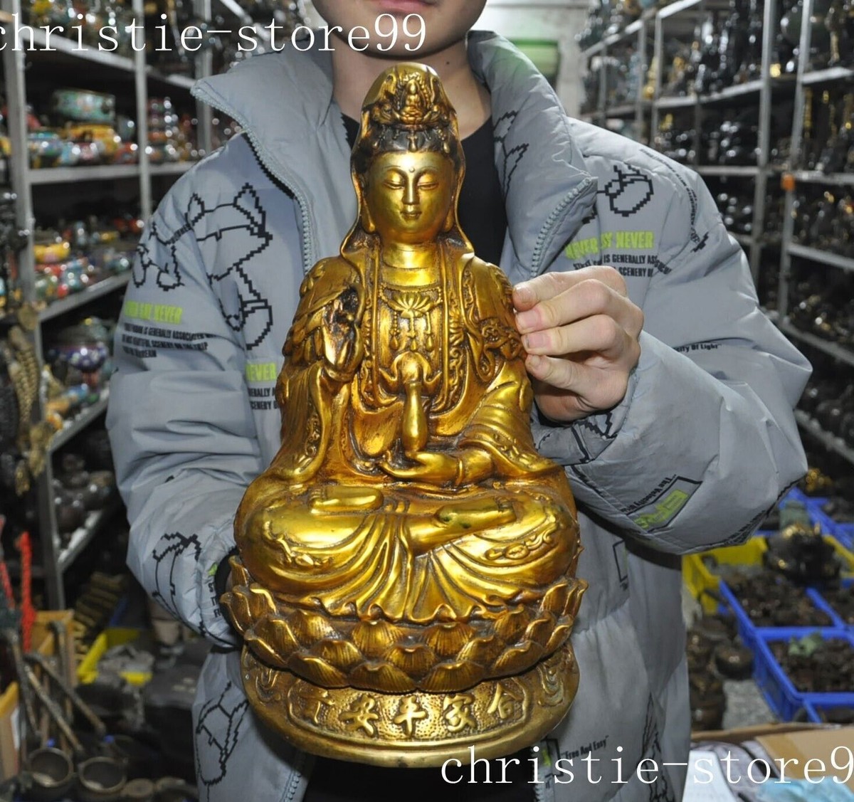 銅金羅漢坐像，中国古董 銅金羅漢坐像，中国古董 - メルカリ