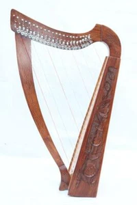 Brand New Celtic Knot 22 String Harp,Free Carrrying Case And Tunning Key - Picture 1 of 5
