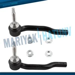 Front Outer Tie Rod Pair For 2013 2014 2015 2016-2018 Ford Fusion Lincoln MKZ - Picture 1 of 8