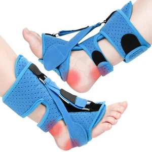 3 Strips Plantar Fasciitis Night Splint: 2 Pack Plantar Fasciitis Brace blue new - Imagen 1 de 8