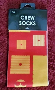 Kellogg's Family Rewards Unisex Cheez-it Crew-Socken. Einheitsgröße passt den meisten - Bild 1 von 3