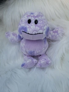Ganz Plush Purple And White Flower Frog Plush Stuffed Toy Rare HTF - Picture 1 of 7