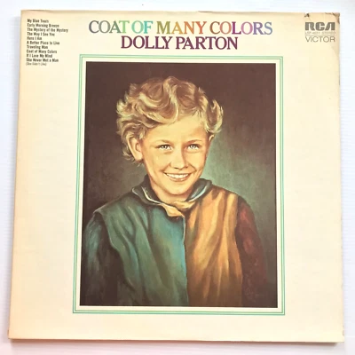 Dolly Parton – Coat Of Many Colors Vinyl LP Album 1971 US - Image 1 of 4