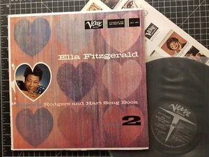 ELLA FITZGERALD Sings The Rodgers And Hart Song Book Vol 2 LP 1960 VG+ w/ INNER - Picture 1 of 7
