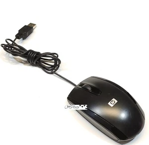 Hp Optical Mouse Model MSU0923 Black Usb Wired - Picture 1 of 8
