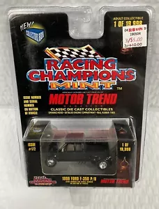 Racing Champions MINT Motor Trend 1999 Ford F-350 Pickup Issue #172 Black Dually - Picture 1 of 9