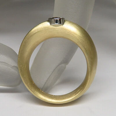 Quinn Ring mit Brillant 0,25ct TW-si in 750/18K Gelbgold Massiv - Bild 1 von 4