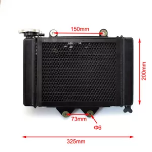 ATV Radiator Cooler Water Cool 200CC 250CC 300CC 400CC Quad Dirt Bike Buggy - Picture 1 of 6