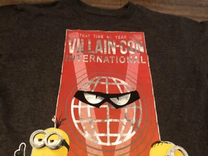 Camiseta Minions Despicable Me Película Villano Con Pequeña Gris NUEVA con Etiquetas - Imagen 1 de 8