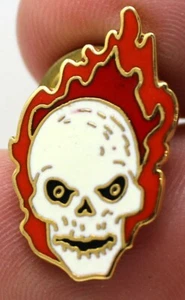 Planet Studios Ghost Rider Flaming Skull Bust Pin 1990, #103 - Picture 1 of 4