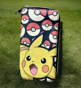 Pokemon Pikachu y Pokeball Monedero Monedas Tarjeta Oficial Gráfico Anime Cartera - Imagen 1 de 7