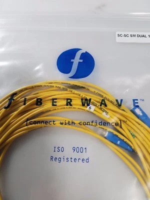 Fiberwave Fiber Optic Jumper 10M SC-UPC/SC-UPC - Image 1 of 3