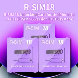R-SIM 18 Nano Unlock RSIM Card für IOS 16 iPhone 14 Plus 13 12 Pro Max 11 Pro - Bild 1 von 23