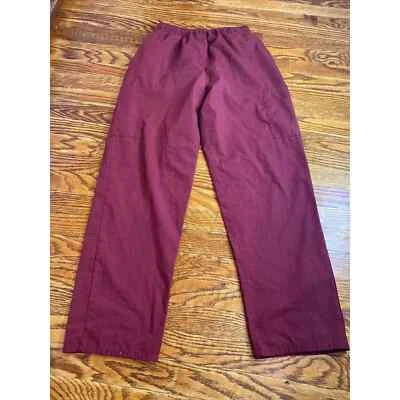 Pantalones Médicos Greentown Vino Cintura Elástica 4 Bolsillos Medianos Foto 1 de 4