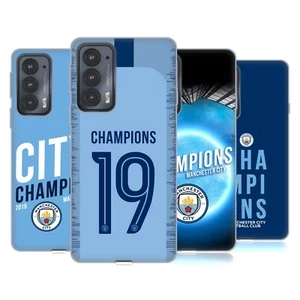 Funda de gel suave Manchester City Man City FC 2019 Champions para teléfonos Motorola 2 - Imagen 1 de 11