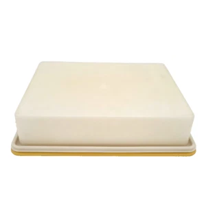 Vintage Tupperware Cake Storage Container Fresh Fancy Rectangle Sheet Yellow GA1 - Picture 1 of 9