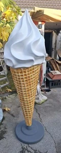 Softeis Eistüte Eisdiele Sahne Eiswaffel Eis Figur Werbefigur Kugeleis G057 - Bild 1 von 6