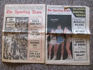 VIERZEHN 1966-1968 Die Sportnachrichten.  Alcindor, Wilt, Cousy, Starr - Bild 1 von 7