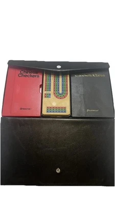 Pressman Chinese Board Game Vintage Traditional Games Travel Case - Image 1 of 4