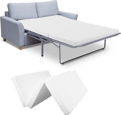 SUNYRISY Memory Foam Mattress Replacement &Washable Cover for Sleeper Sofa Couch - Image 1 of 4