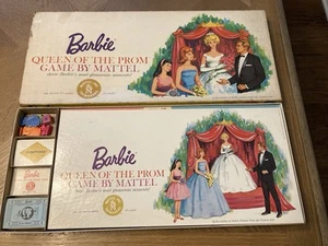 HTF Vintage 1963 Mattel Barbie Queen Of The Prom Game - Complete - Picture 1 of 17