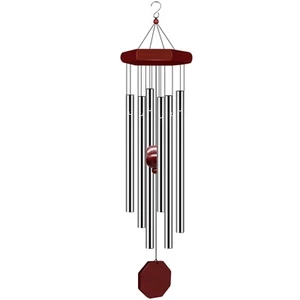Windspiele für draußen, Windspiele Outdoor tiefer Ton mit 6 Metallröhren und... - Bild 1 von 6