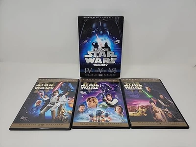 Star Wars 4-6 Original Trilogy - Limited Edition 3x DVD 12-Discs 2008 VG+ Discs - Bild 1 von 4