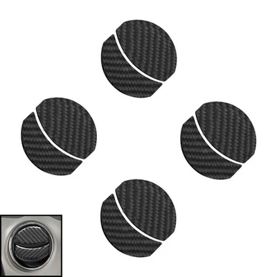 8PC for Toyota Matrix 2009-2014 Pontiac Vibe 2009-10 Carbon Fiber Air vents Trim Foto 1 de 4