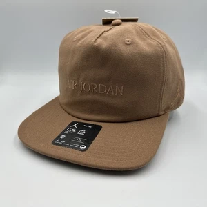 Nike Air Jordan Pro Cap - Unstructured Flat Bill - Archaeo Brown - L/XL **NEW** - Picture 1 of 10