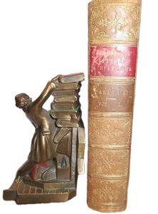 1845 Oliver Cromwell's Letters and Speeches by Thomas Carlyle 1 Vol Marbled Edge - Picture 1 of 20