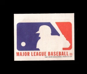 1968-72 Fleer Cloth Stickers Patches EARLY VARIATION MLB LOGO (SMALL FONT-GUM) - Picture 1 of 2