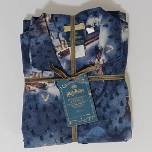 Pottery Barn Teen Harry Potter Hogwarts Express 2 Piece Cotton Pajama Small NWT - Picture 1 of 5