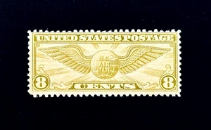 US Stamp - 1932 Winged Globe 8c Air Mail Sn C17 Mint OG NH r68🔥 - Picture 1 of 2