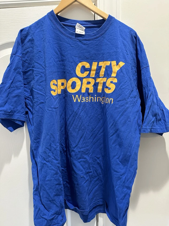 Camiseta Vintage City Sports Azul Royal XXL 2XL - Imagem 1 de 1