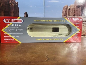 Williams O Gauge 60 Ft Burlington Railway Express Agency Aluminum Baggage Car - Picture 1 of 10