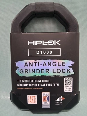 Hiplok D1000 Anti-Angle Grinder U-Lock DM1AB Bike Motorcyle Lock BRAND NEW - Image 1 of 4