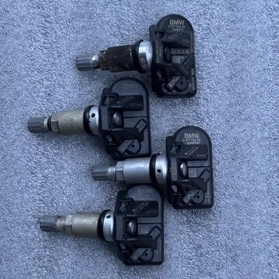 4x BMW Genuine TPMS Tyre Pressure Monitoring Sensor Wheel Electronic 36106877937 - Image 1 of 4