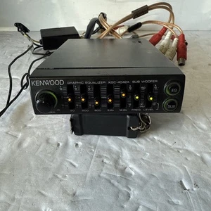 Ecualizador gráfico Kenwood KGC-4042A Baby EQ Old School 7 bandas | PROBADO ✅ - Imagen 1 de 10