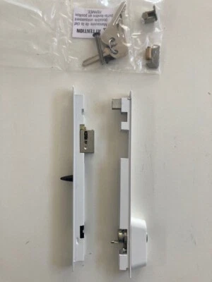 Serrure double à clef de coulissant Technal ref : 3062 - Blanc - Bild 1 von 4