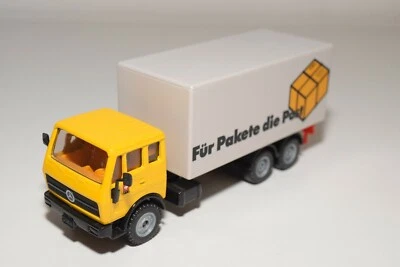 A32 1:50 SIKU MERCEDES-BENZ TRUCK SWISS PTT PACKAGE DIE POST VN MINT RARE ADV... - Immagine 1 di 4