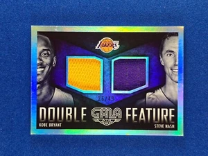 2014-15 Panini Gala Double Feature Kobe Bryant Steve Nash /49 Dual Jersey LESEN - Bild 1 von 5