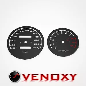 Grupo de instrumentos de repuesto para BMW R1100 RS KM/H caras calibre negras - Imagen 1 de 1