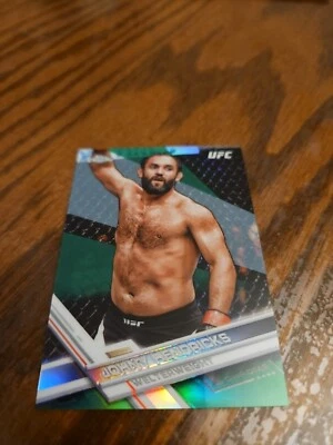 2017 Topps Chrome UFC Green Refractor Parallel Card #01/99 Johny Hendricks #82 - Image 1 of 4